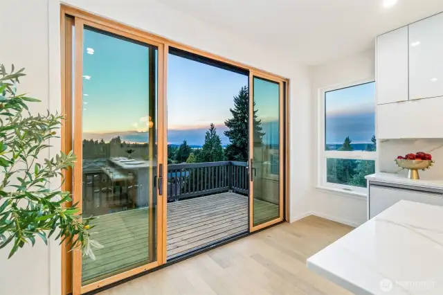 Main floor deck