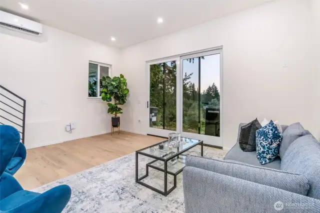 Exterior access in daylight basement