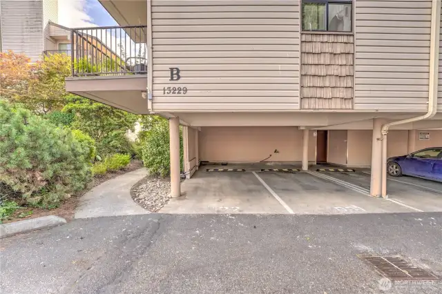 First covered parking is yours