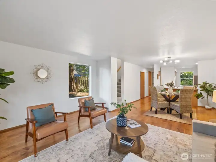 Open great room layout
