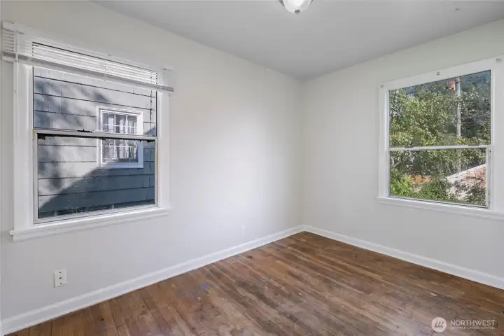 Main floor small bedroom or office/den.