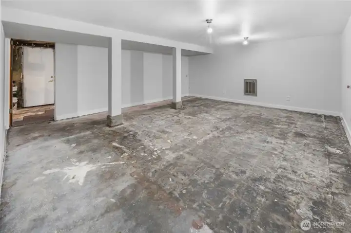 Basement room.