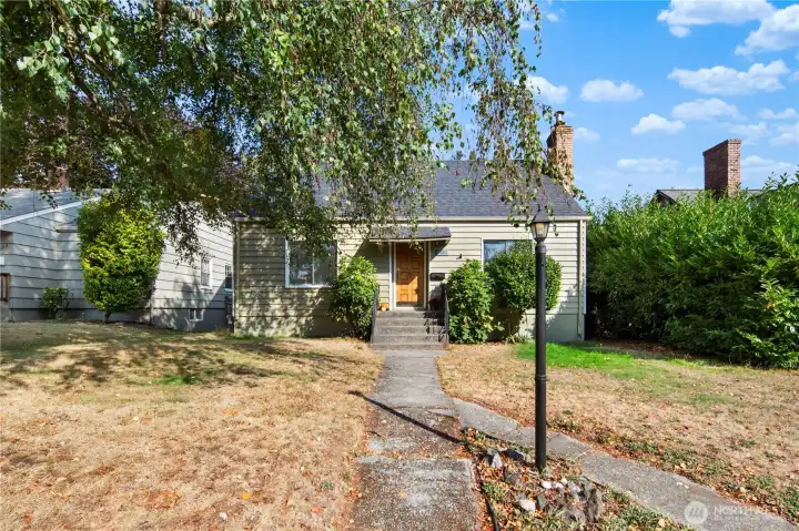 Front of home.