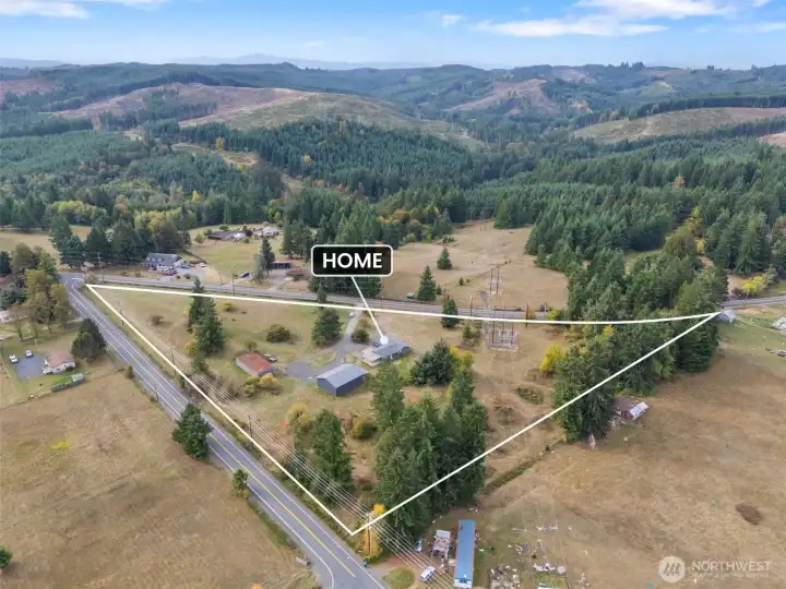 Expansive 7-acre property in desirable Centralia location.