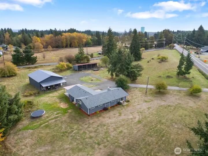 Expansive 7-acre property with room to roam.