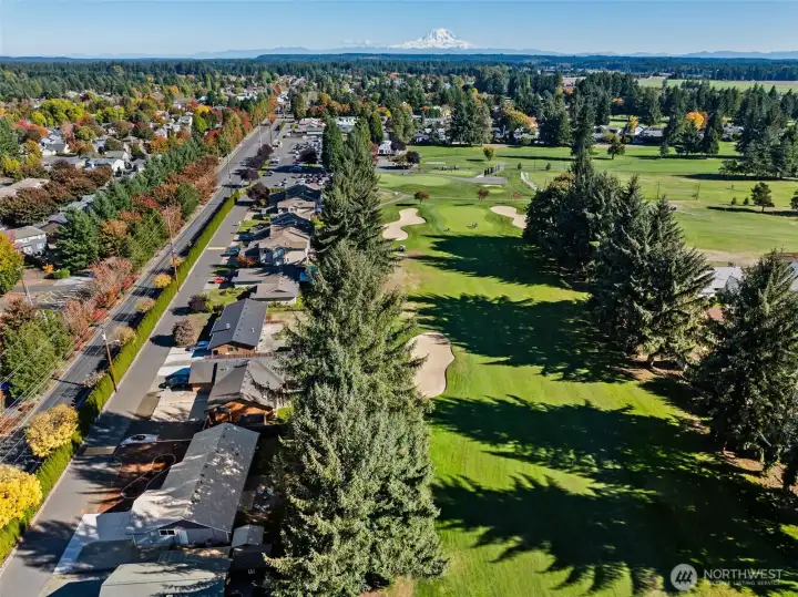Affordable golf-course living and a conveniently placed sand trap steer golfers away from the direction of the home if possible.  A fantastic feature to add extra value to this well-located home with easy, open floor plan.