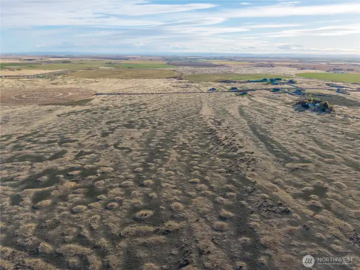 Photo from the north looking south towards Road 10.8, which there is no access.