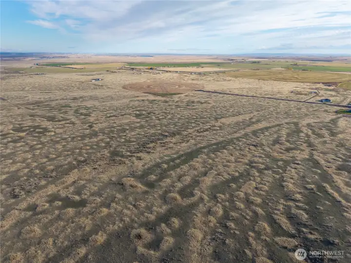 Photo is from the northwest corner of the property, looking towards the southeast corner.