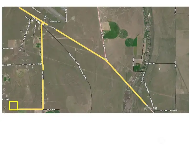 Directions are from Highway 282, south on Road A, right on Road 11.