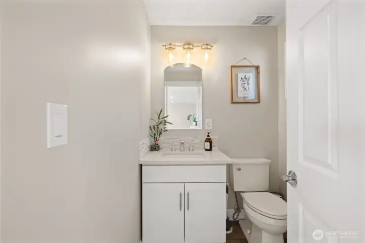 Upstairs Powder Room