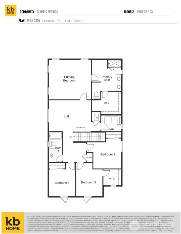 Second Floor Layout