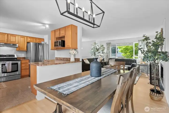 updated lighting throughout