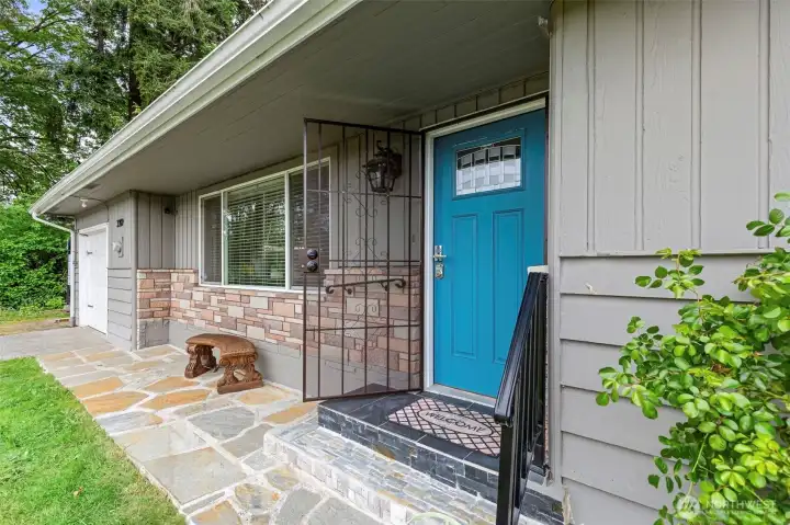 Covered front porch