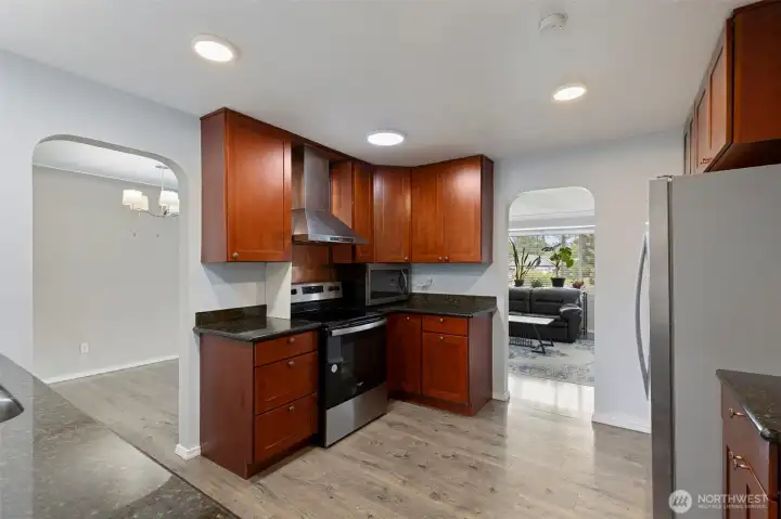Spacious Kitchen with plenty of counter space.