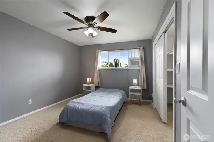 2nd guest bedroom and large closet