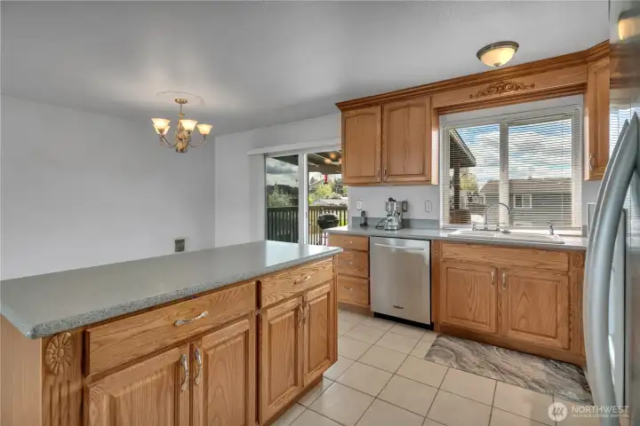 Lots of natural light