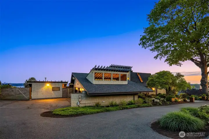 Ample parking, Dual Driveway and Oversized garage