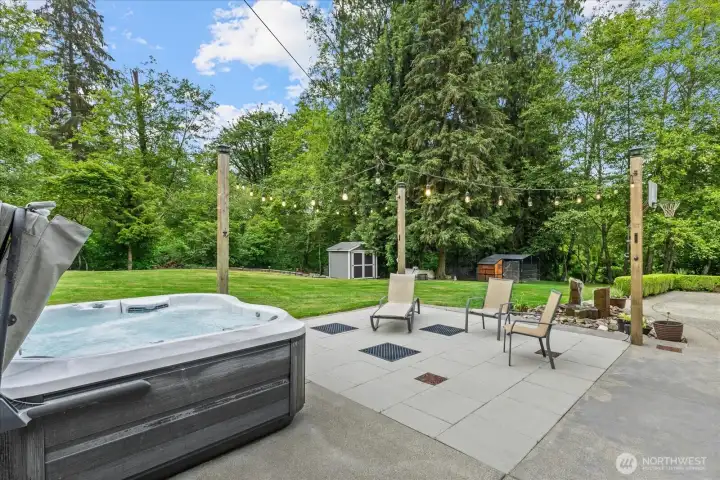 Backyard truly has it all—space, privacy, and endless enjoyment