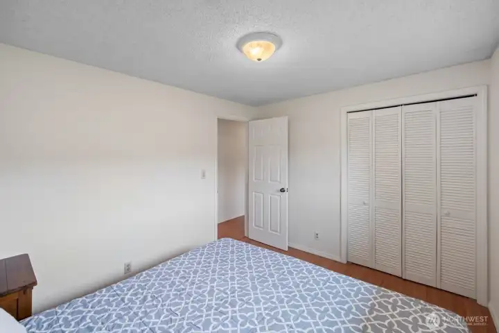 Interestingly, the second bedroom is large enough to accommodate a king size bed.