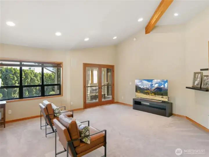 Perfect as a rec room, media room or play area