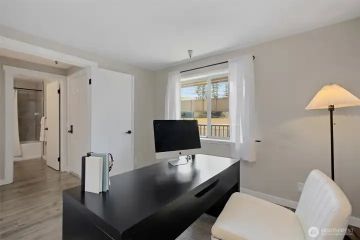 Use this as a second bedroom or sweet office space