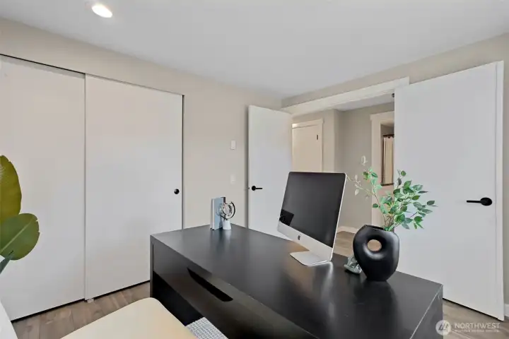 Use this as a second bedroom or sweet office space