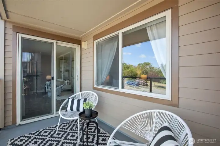 Ample balcony space to grow plants, have a small BBQ, or just sit back and enjoy the view
