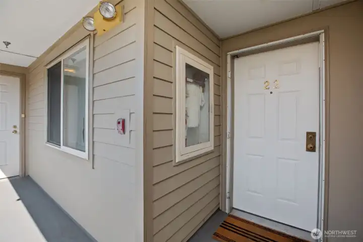 Unit entry door