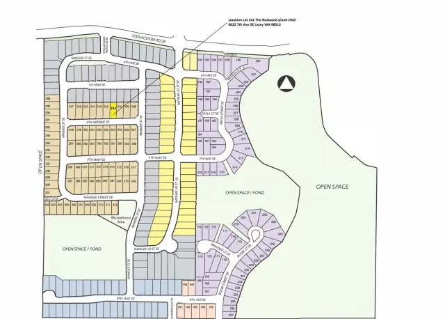 Location lot 241 plan#1942  9622 7th Ave. SE Lacey WA 98513