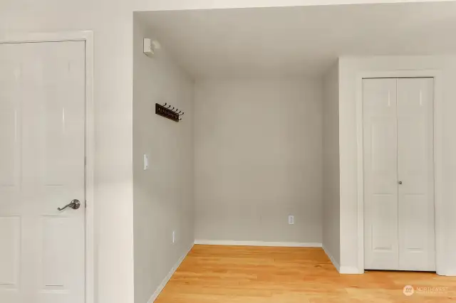 Pantry across from kitchen.