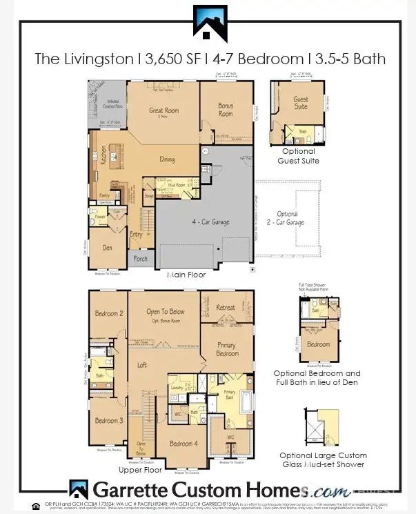 Home is not built. For marketing purposes only. Features shown are not included.