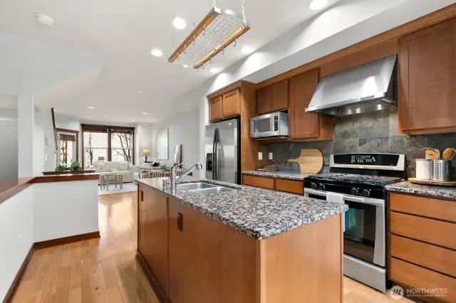 Nice open space to cook