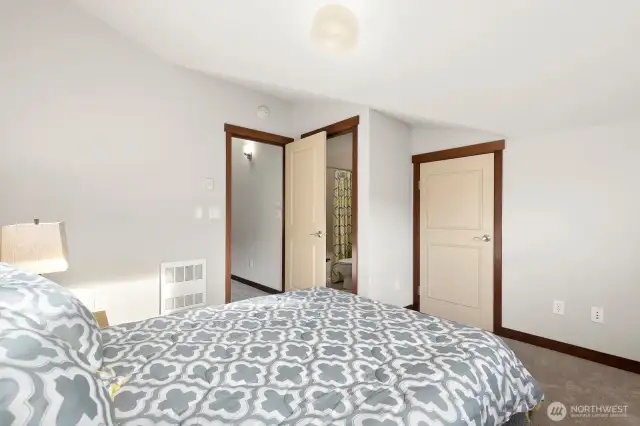 Small walk-in closet