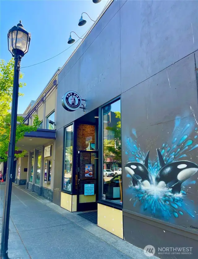 Enjoy a donut at Top Pot