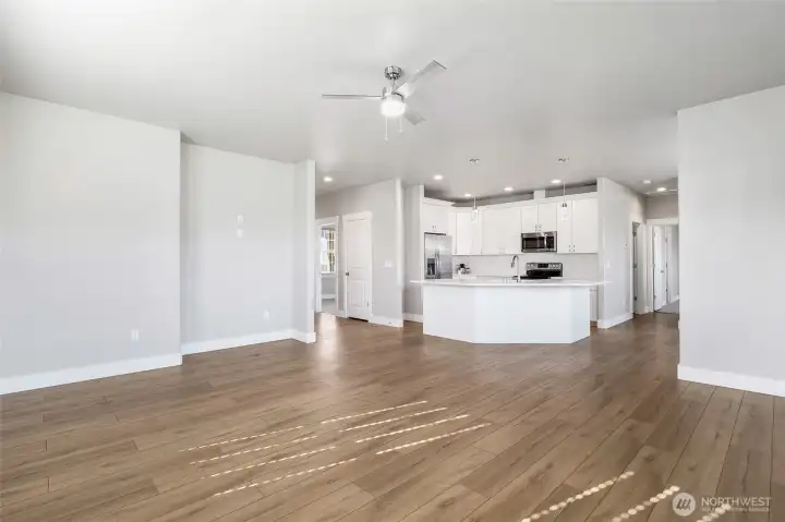 Alcove for television