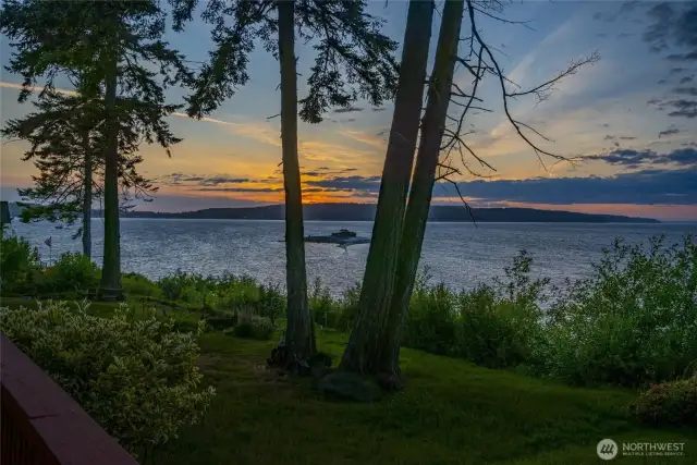 Sunset looking towards Baby Island