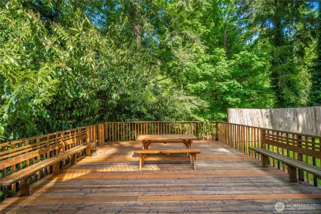 Lower deck is also huge with a lot more additional space for entertaining or play.