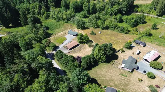Very private as you can see from this arial view