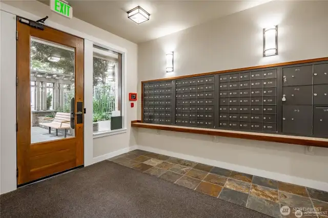 Secure Mail & Package Delivery Area