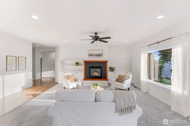 Cozy Gas Fireplace