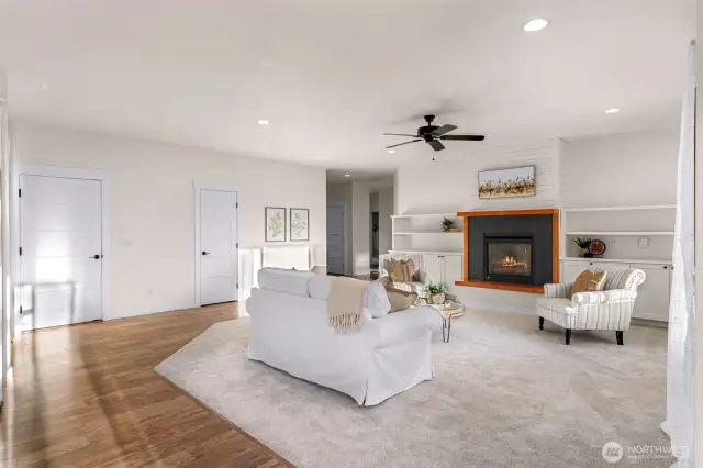 Home has Central A/C and a fireplace - the best of both worlds!