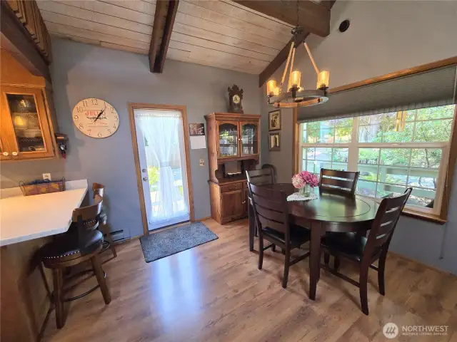 Dining Area leads to kitchen or wrap-around porch