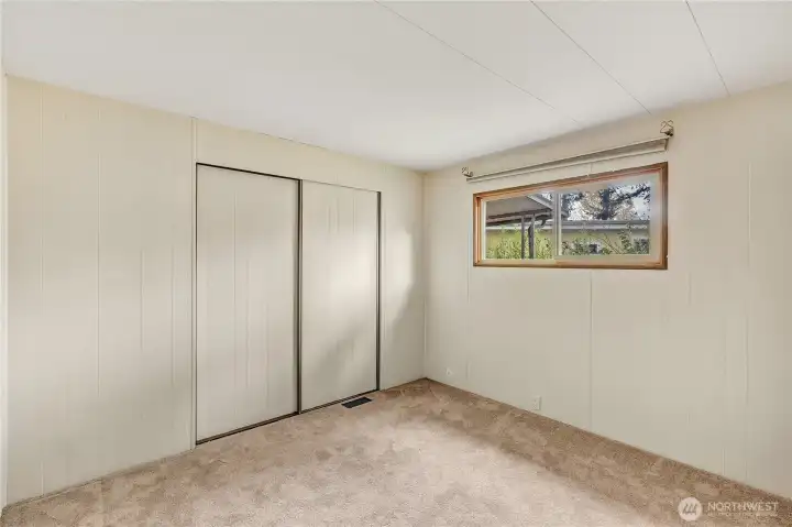 The 2nd bathroom has an access door to the main bathroom.