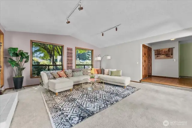 Vaulted Living Room