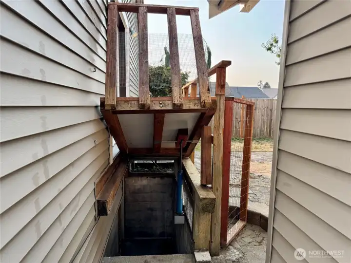 Deck lifts for access to basement