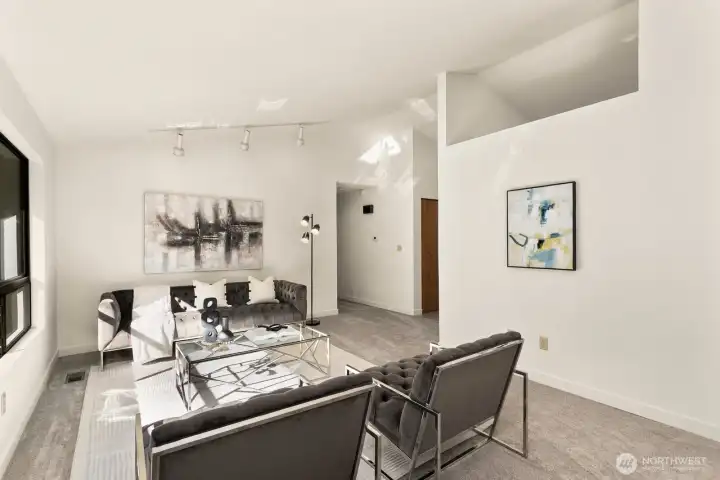 Two spacious separate living area