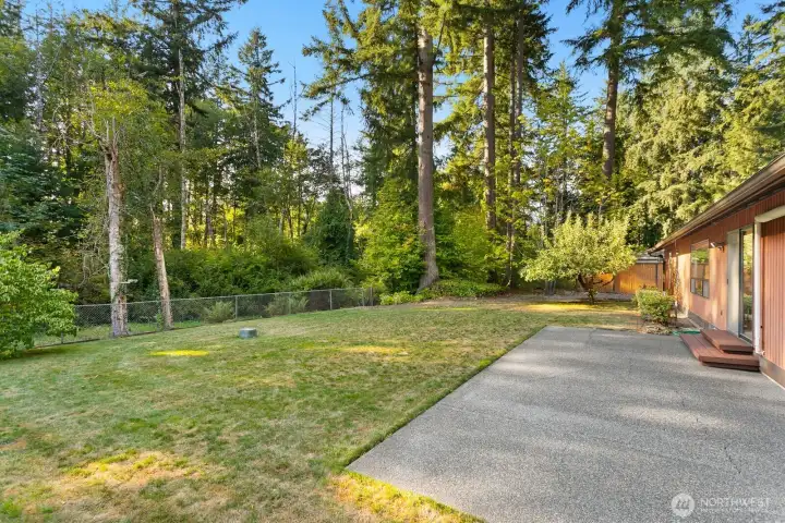 Lush and mature landscaping. Don't miss the dog run, too!