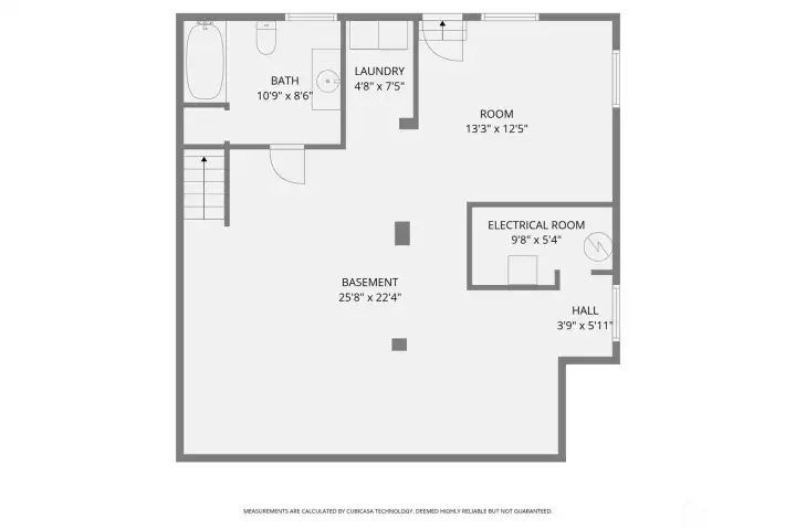 Basement floor plan