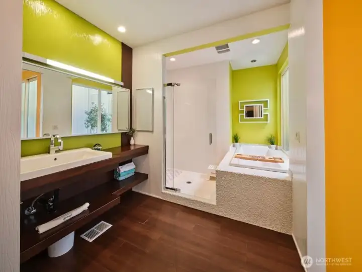 Primary bath upstairs