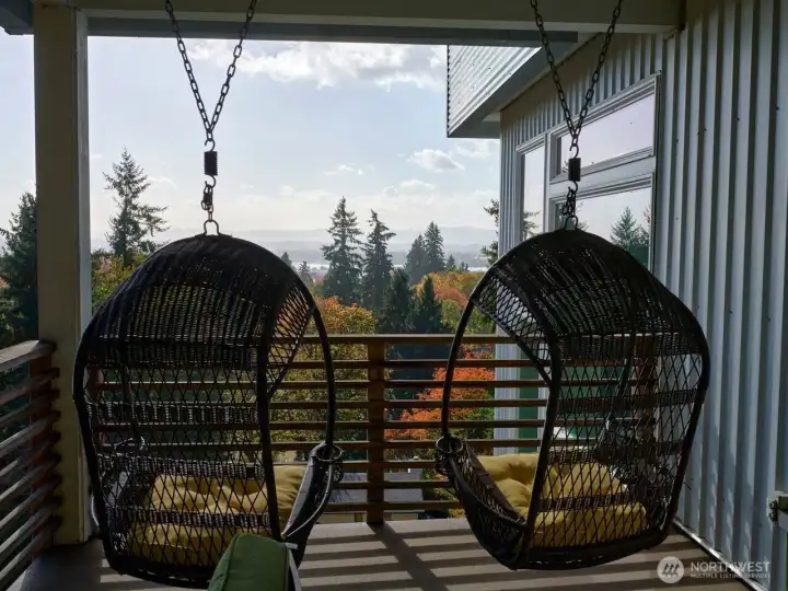 Upper deck with a view